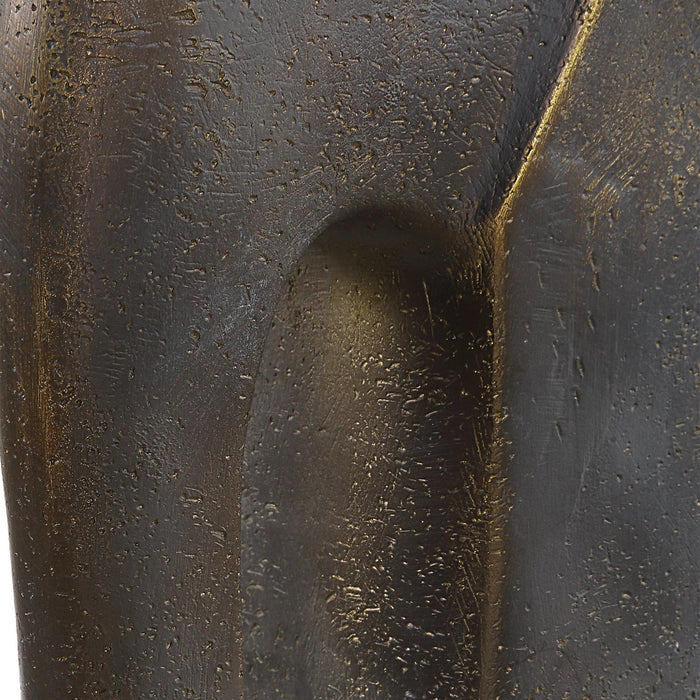 Uttermost Timeless Tusk Bronze Sculptures - Set of 2