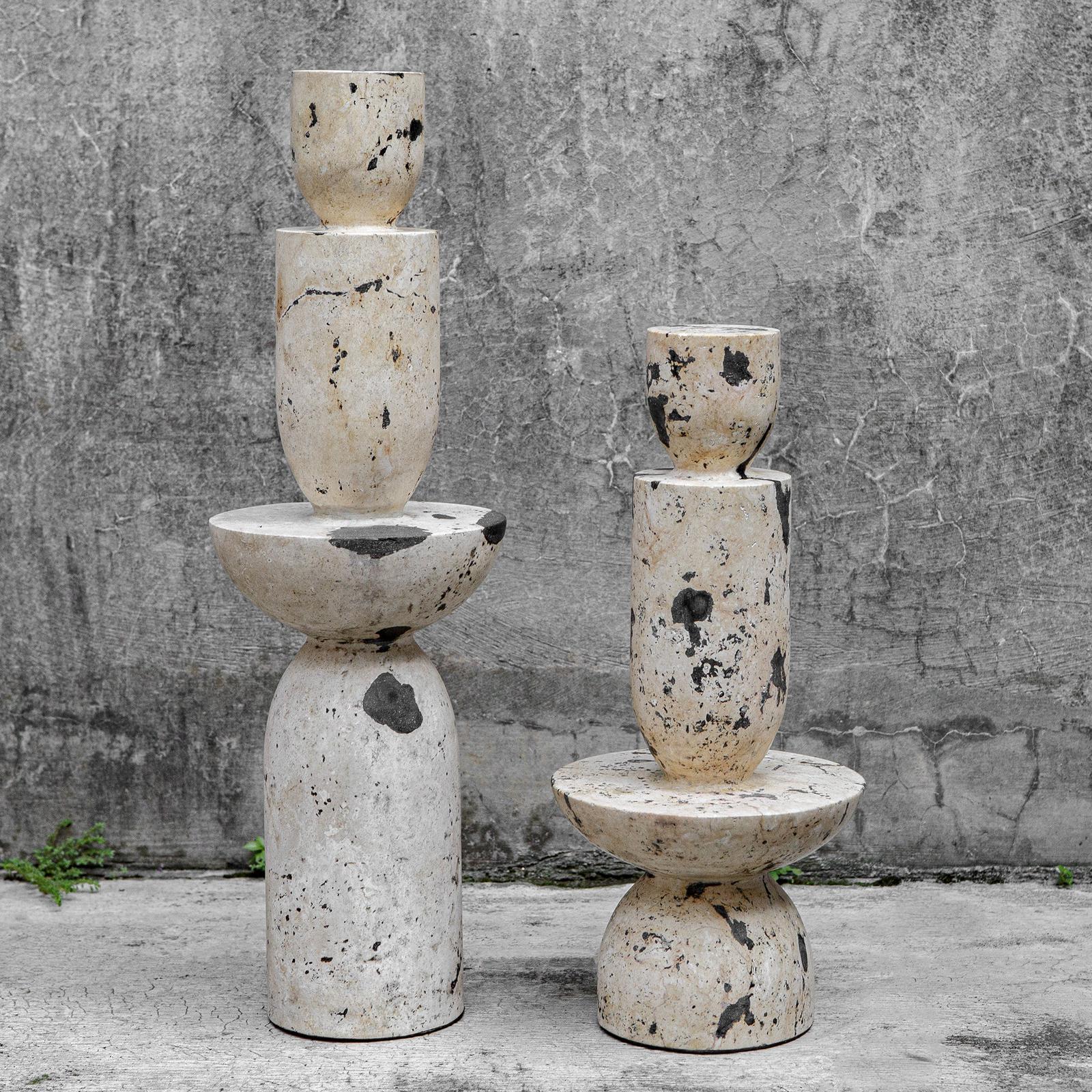 Uttermost Nouveau Tower Sculptures - Set of 2