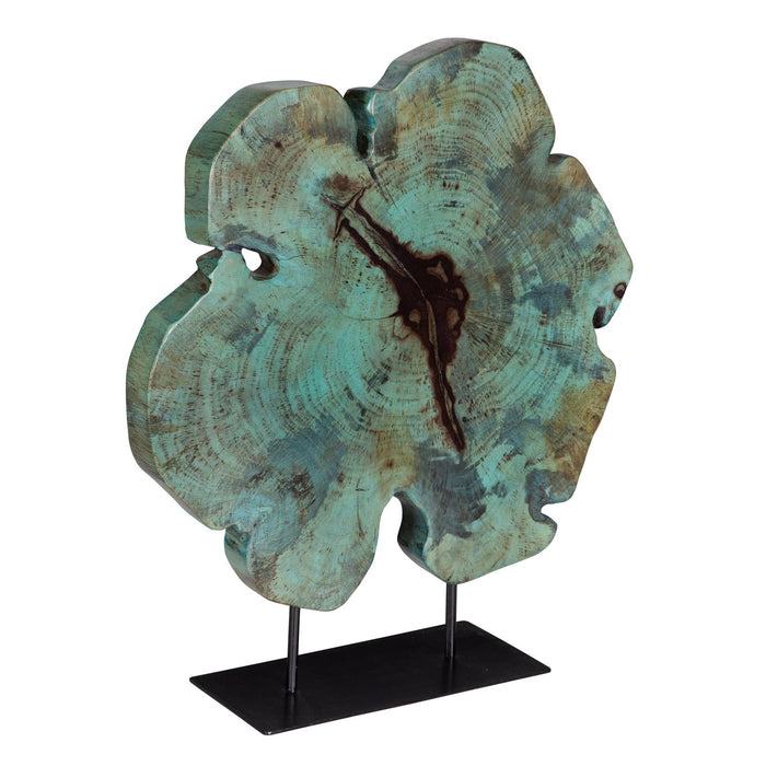 Uttermost Bahati Wood Blue Sculpture