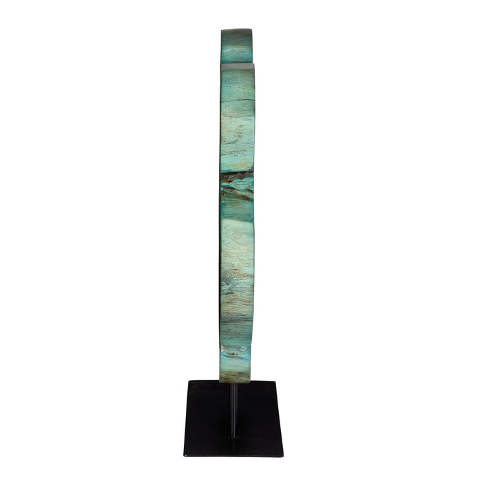 Uttermost Bahati Wood Blue Sculpture