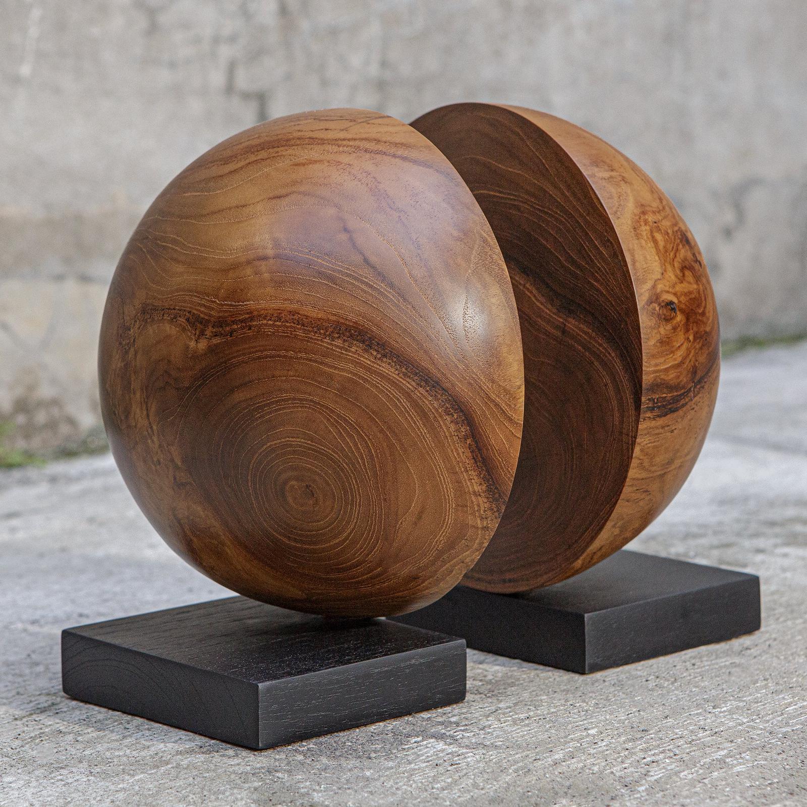 Uttermost Teak And Noir Bookends - Set of 2