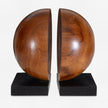 Uttermost Teak And Noir Bookends - Set of 2