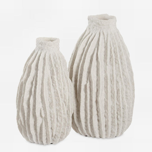 Uttermost Ivory Ridge Vases - Set of 2