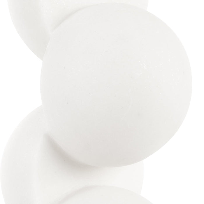 Uttermost Symmetry White Sculptures - Set of 2