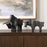 Uttermost Regal Bull Bronze Sculptures - Set of 2