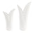 Uttermost Leafscape White Vases - Set of 2