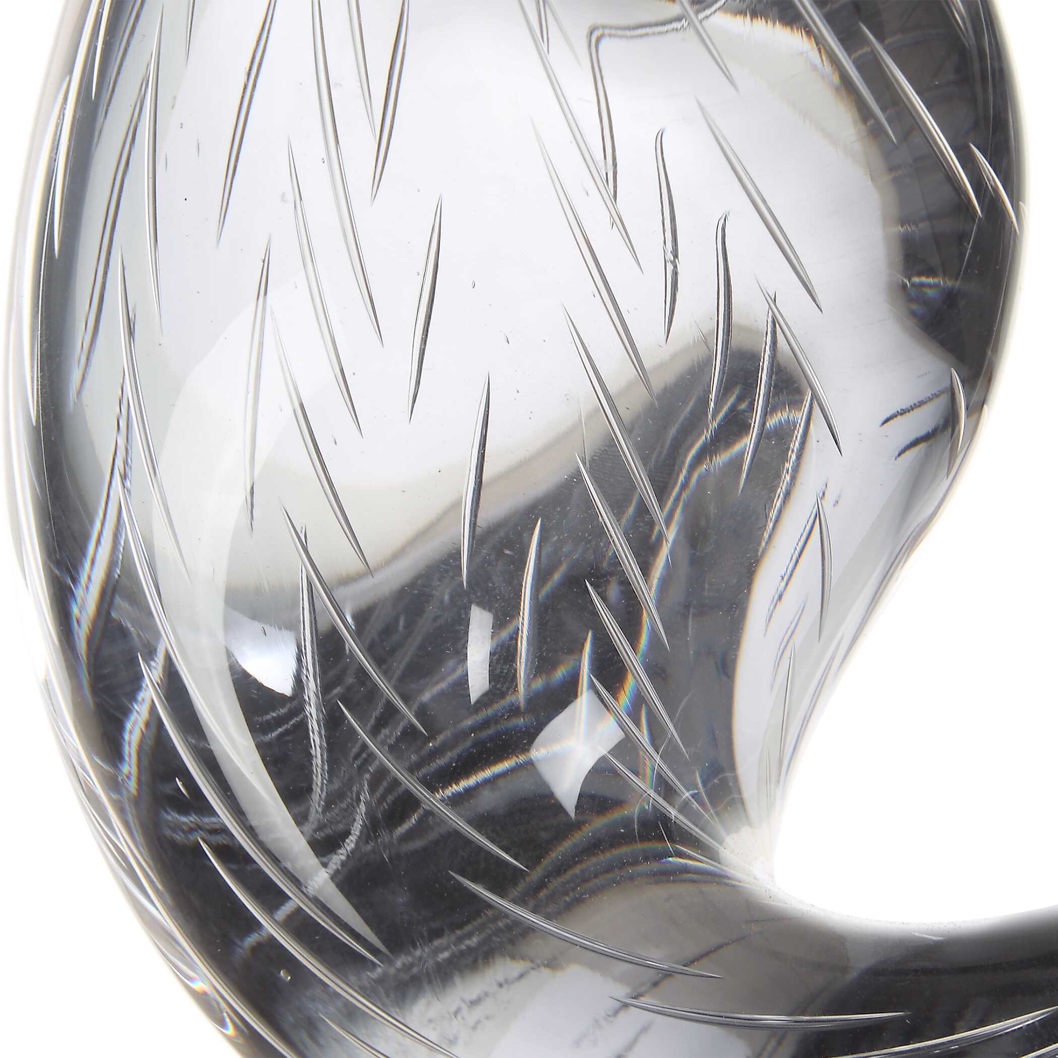 Uttermost Luminous Twist Glass Sculpture