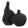 Uttermost Duostacked Black Vases - Set of 2