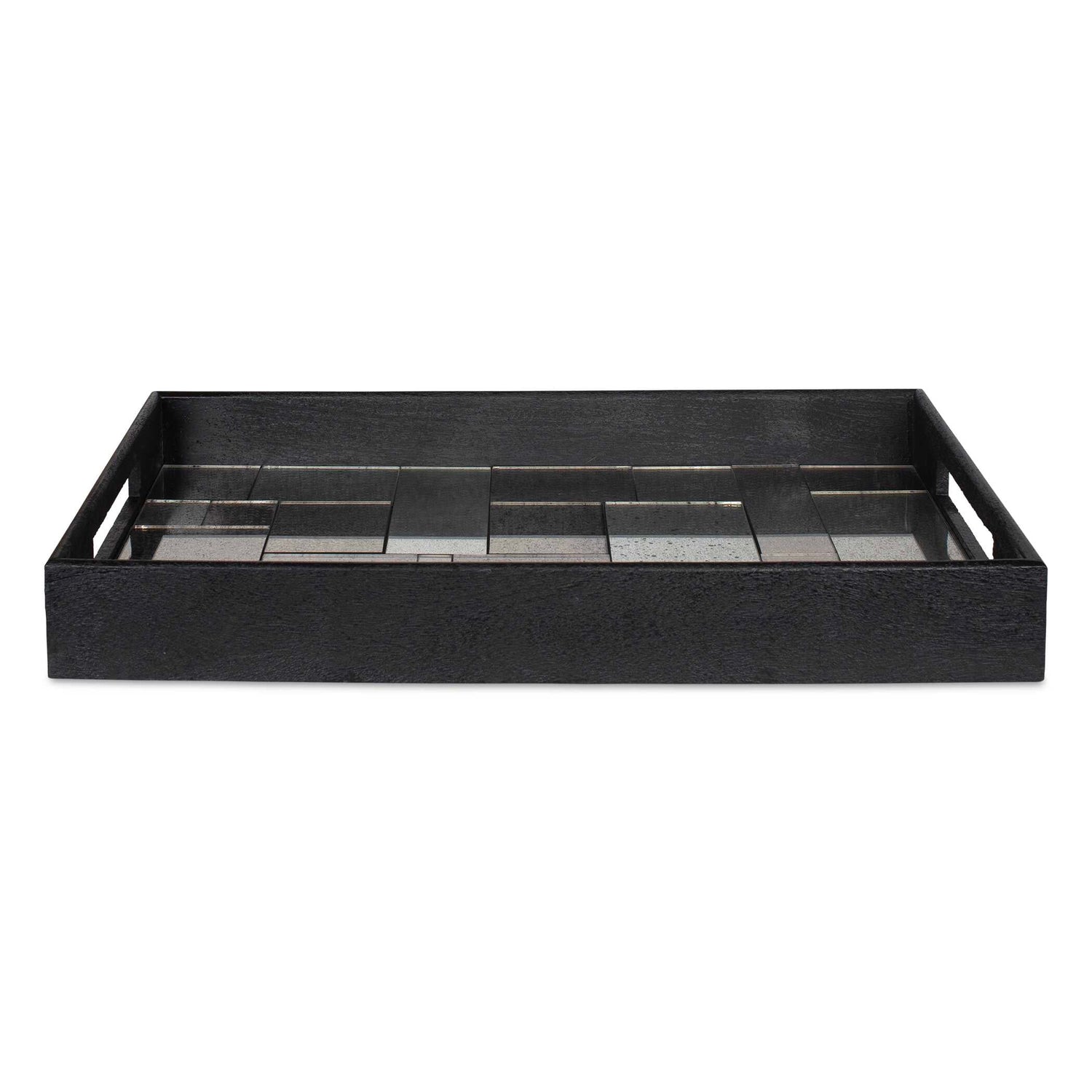 Uttermost Modern Mosaic Antique Mirrored Tray