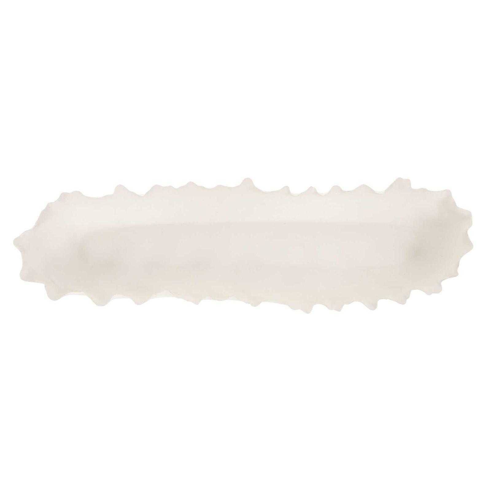 Uttermost Ripple Crest White Bowl
