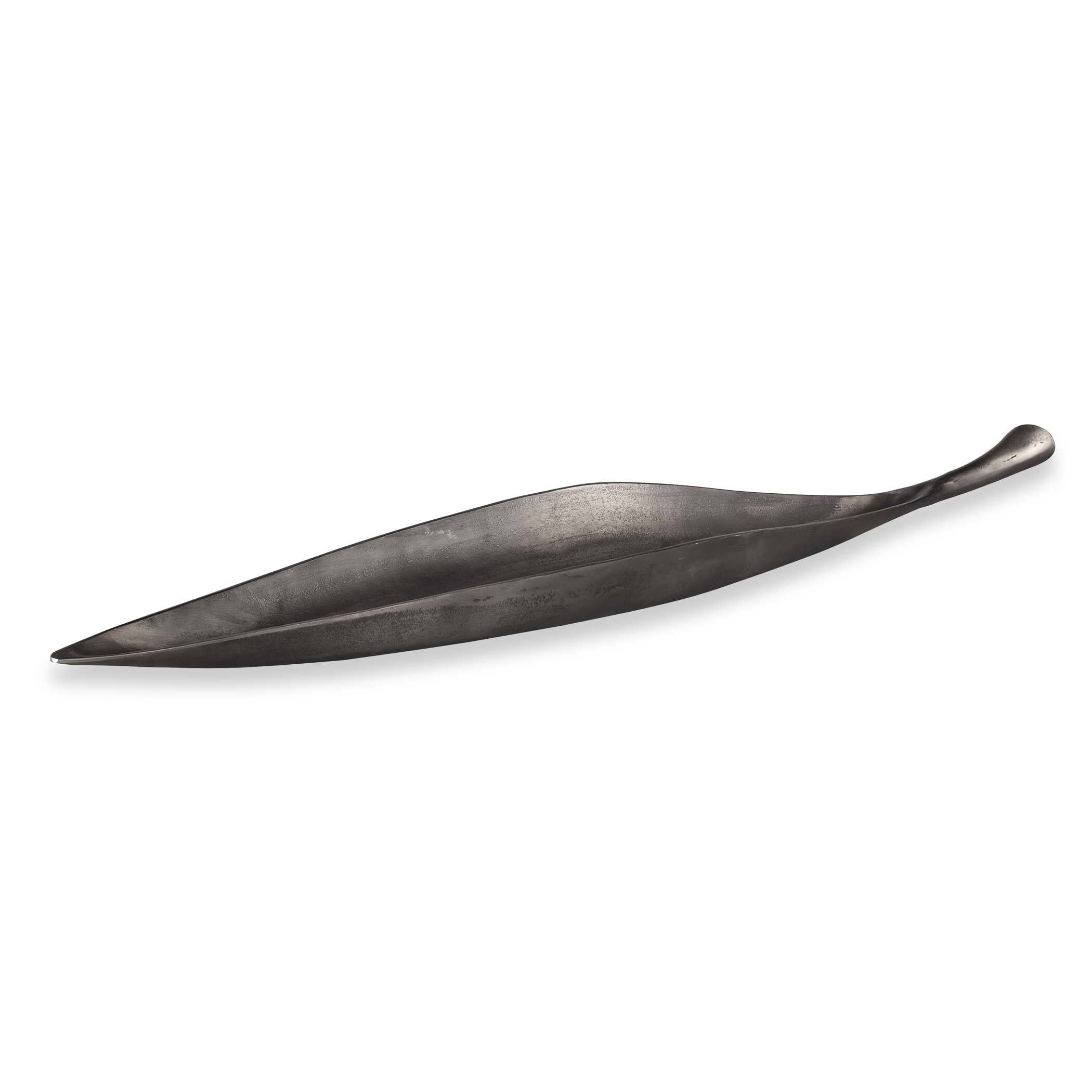 Uttermost Leaflet Dark Nickel Outdoor Bowl