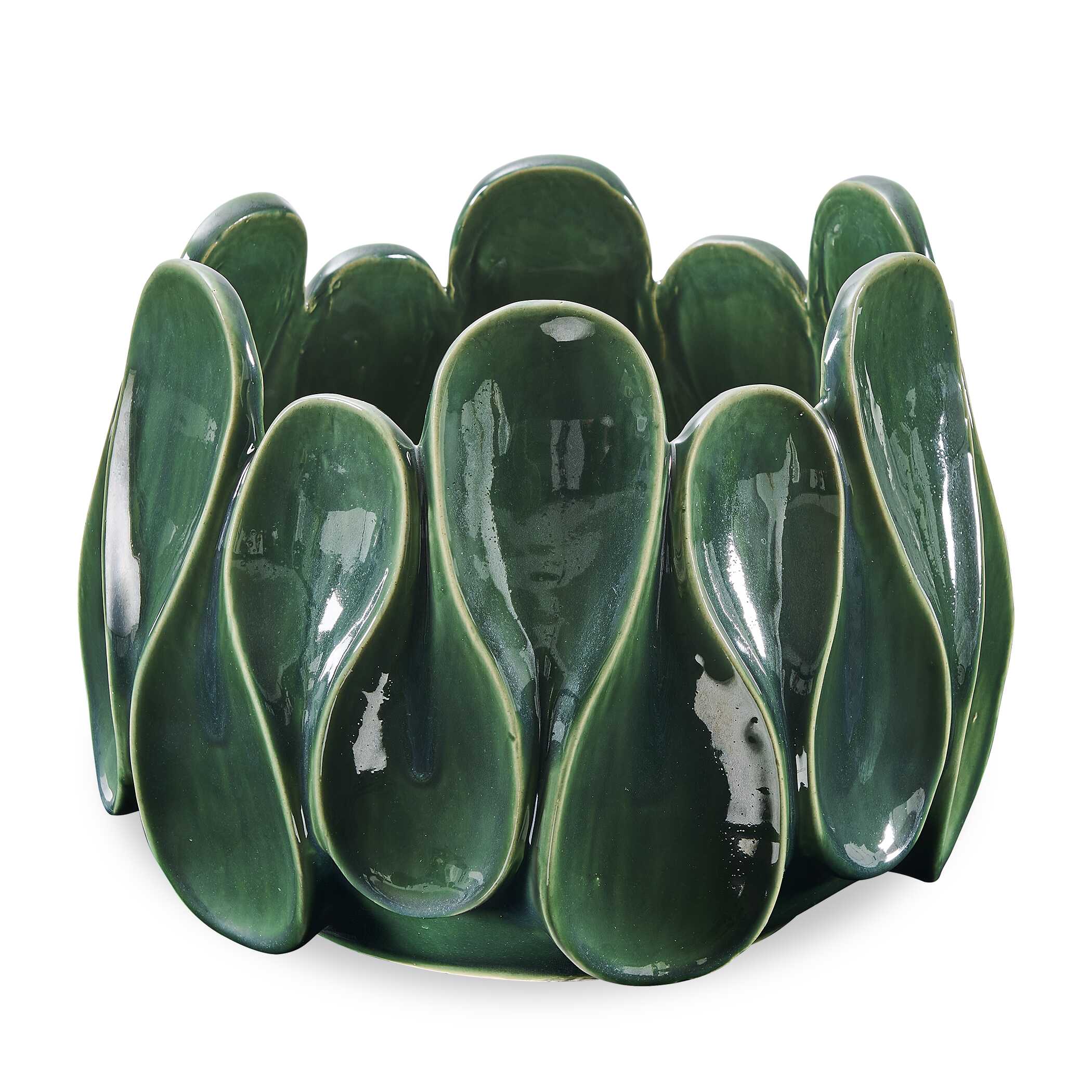 Uttermost Petal Pinch Indoor-Outdoor Bowl
