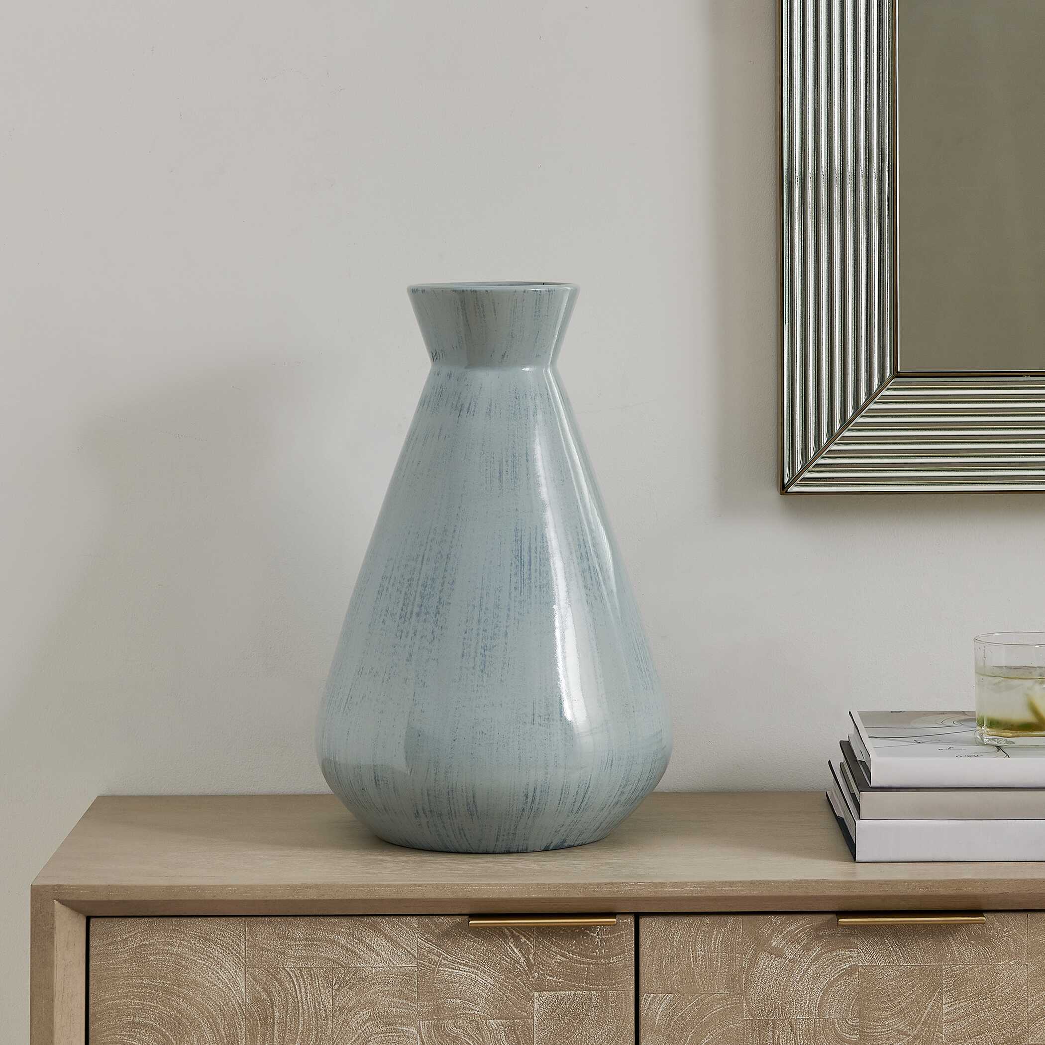 Uttermost Flare Spire Indoor-Outdoor Ceramic Vase