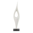 Uttermost Fluid Drop White Stone Sculpture