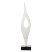 Uttermost Fluid Drop White Stone Sculpture