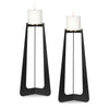 Uttermost Columnar Black Candleholders - Set of 2
