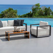 Uttermost Indoor-Outdoor Quarried Stone Candleholders - Set of 2