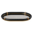 Uttermost Cyprus Black Oval Tray
