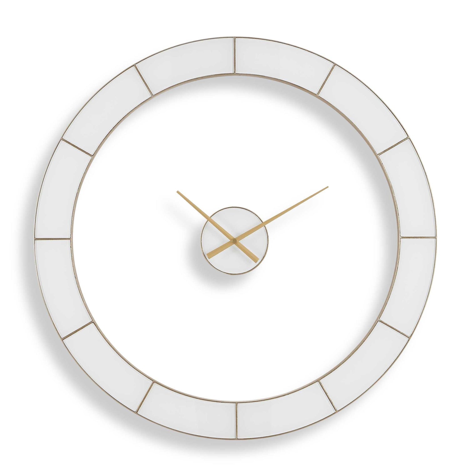 Uttermost Ivory Halo Minimalist Wall Clock