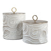 Uttermost Ivory Tide Canisters, Set/2