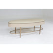 Global Views Ivory Ellipse Bench Clearance