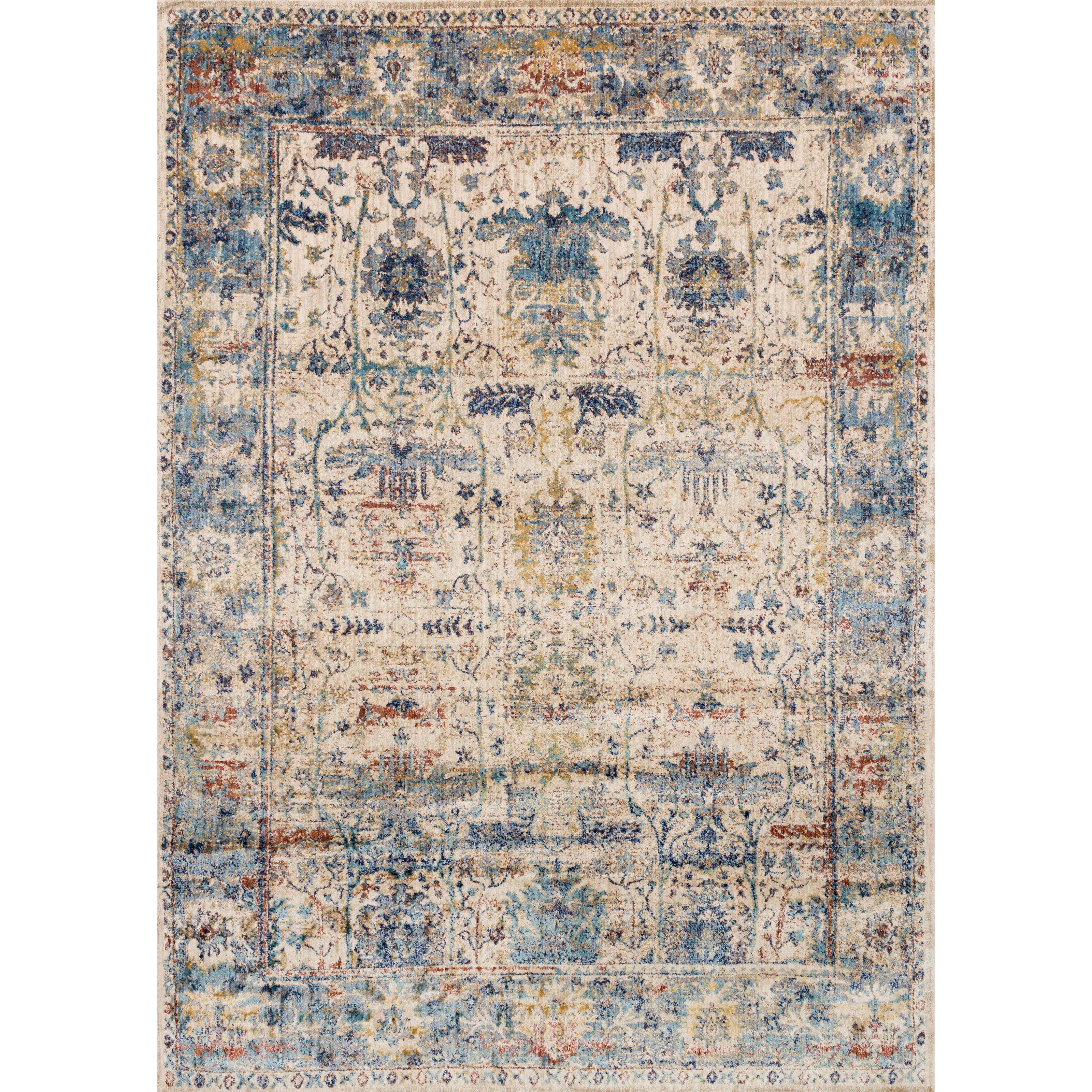 Loloi Anastasia AF-07 Sand / Light Blue Rug
