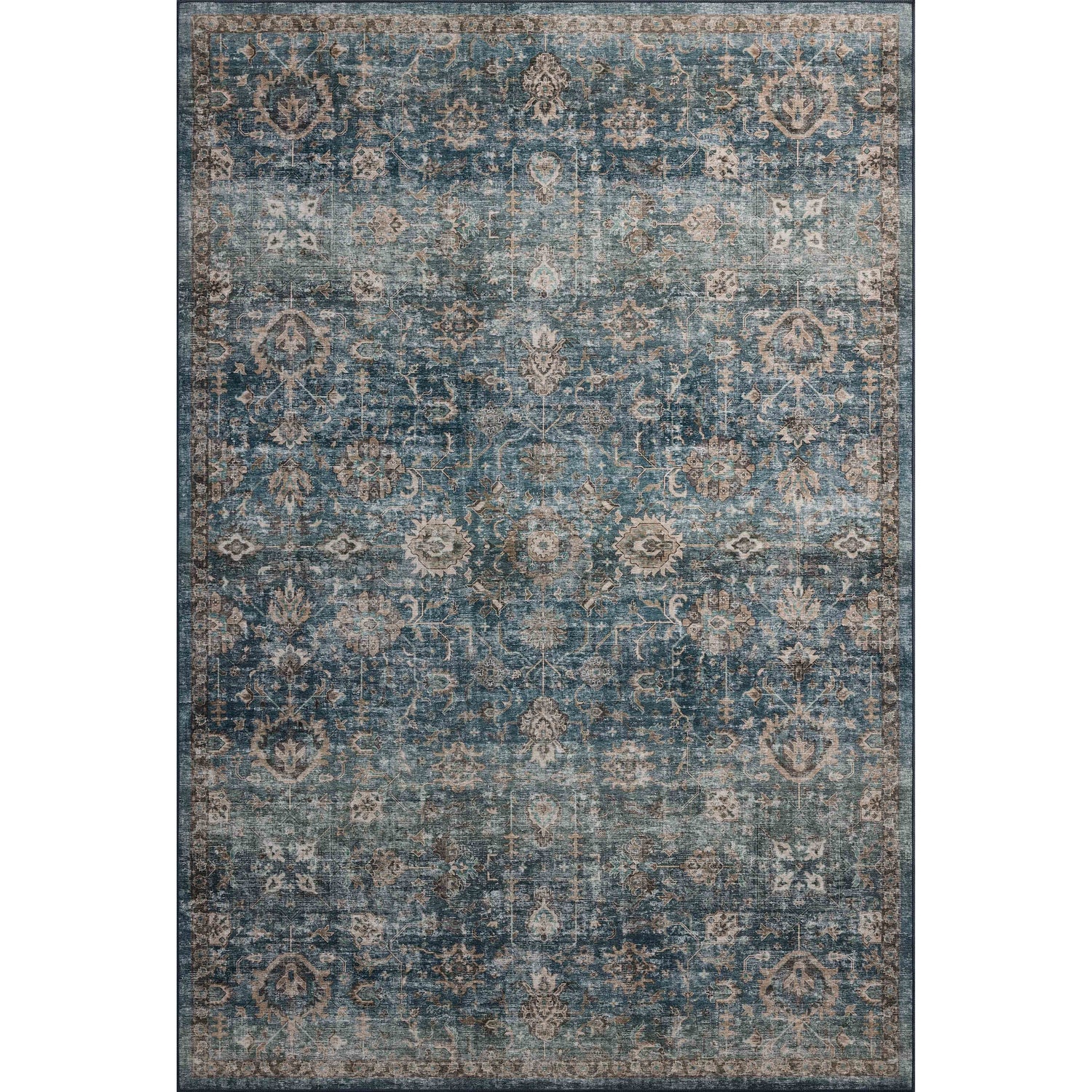 Loloi II Anniston ANS-02 Lagoon / Natural Rug