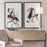 Uttermost Burgundy Interjection Abstract Prints - Set of 2