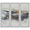 Uttermost Graphite Horizon Framed Prints - Set of 3