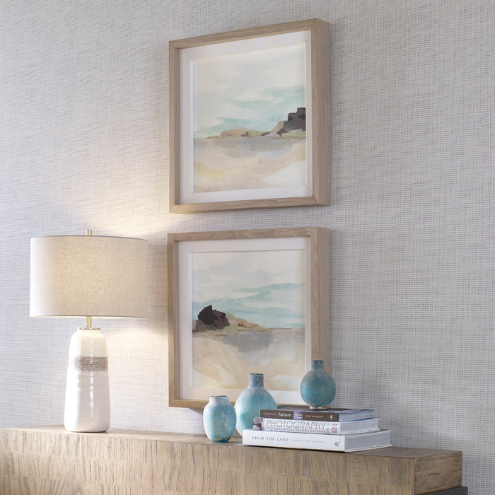 Uttermost Glacial Coast Framed Prints - Set of 2