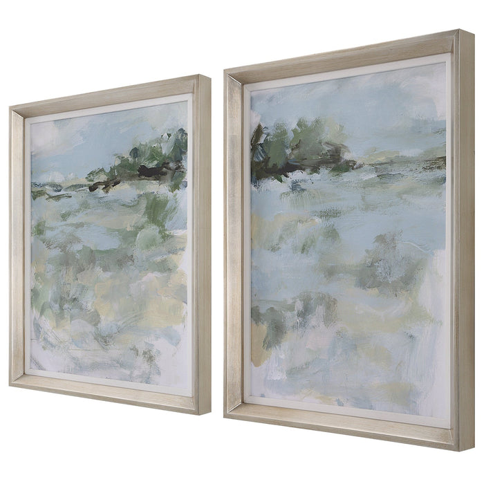 Uttermost Far Away View Framed Prints - Set of 2