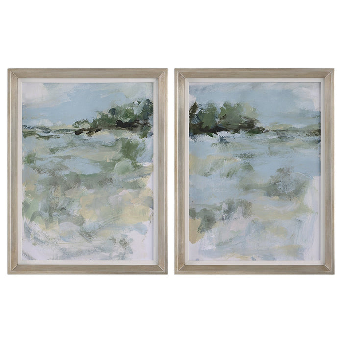 Uttermost Far Away View Framed Prints - Set of 2