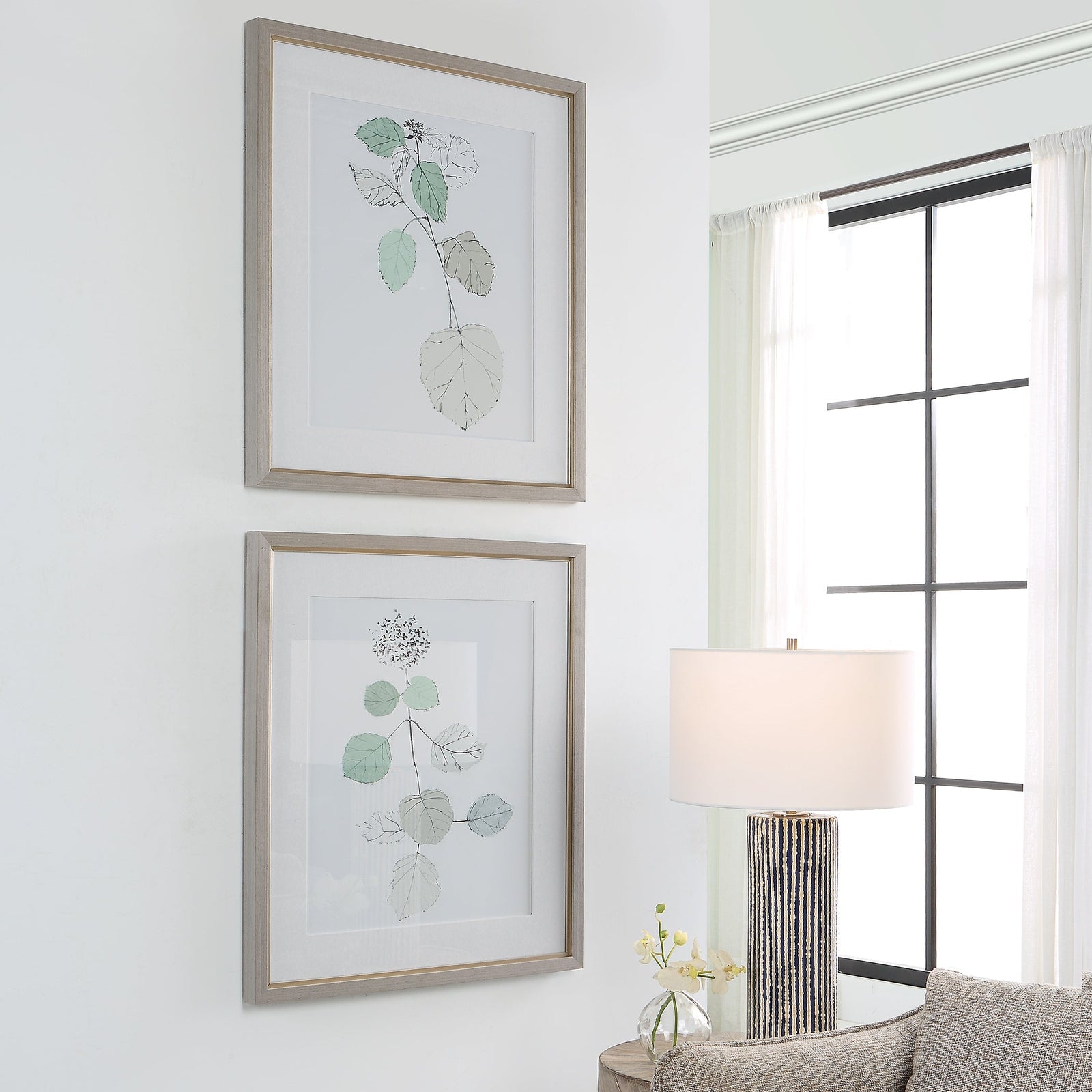 Uttermost Come What May Framed Prints - Set of 2