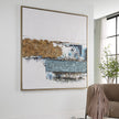 Uttermost Stacked Against Hand Painted Canvas