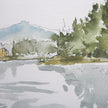 Uttermost Serene Lake Framed Prints - Set of 2
