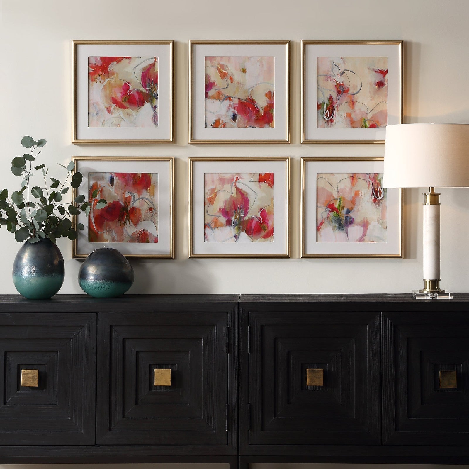 Uttermost Fresh Start Abstract Prints - Set of 6
