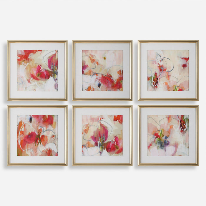 Uttermost Fresh Start Abstract Prints - Set of 6