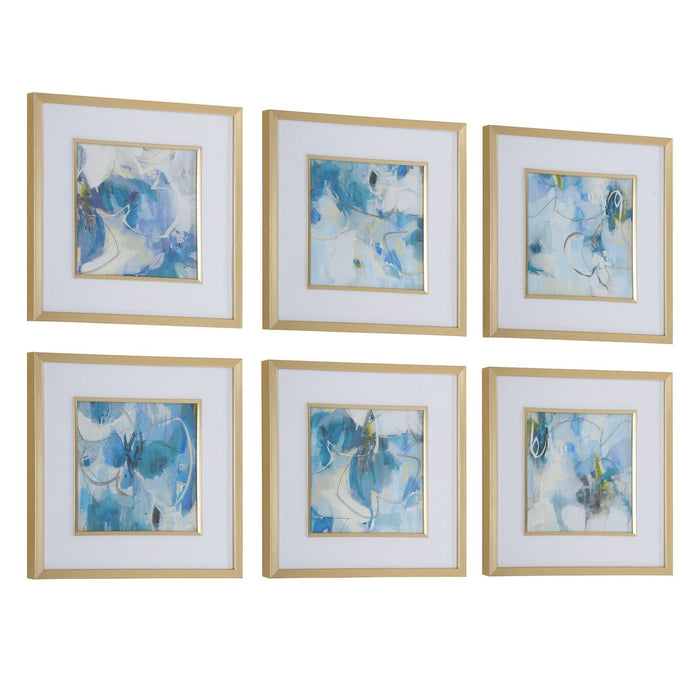 Uttermost Fresh Start Abstract Prints - Set of 6