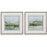 Uttermost Soft Sage Abstract Landscape Prints - Set of 2