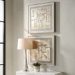Uttermost Unpredictable Hand Painted Canvases - Set of 2