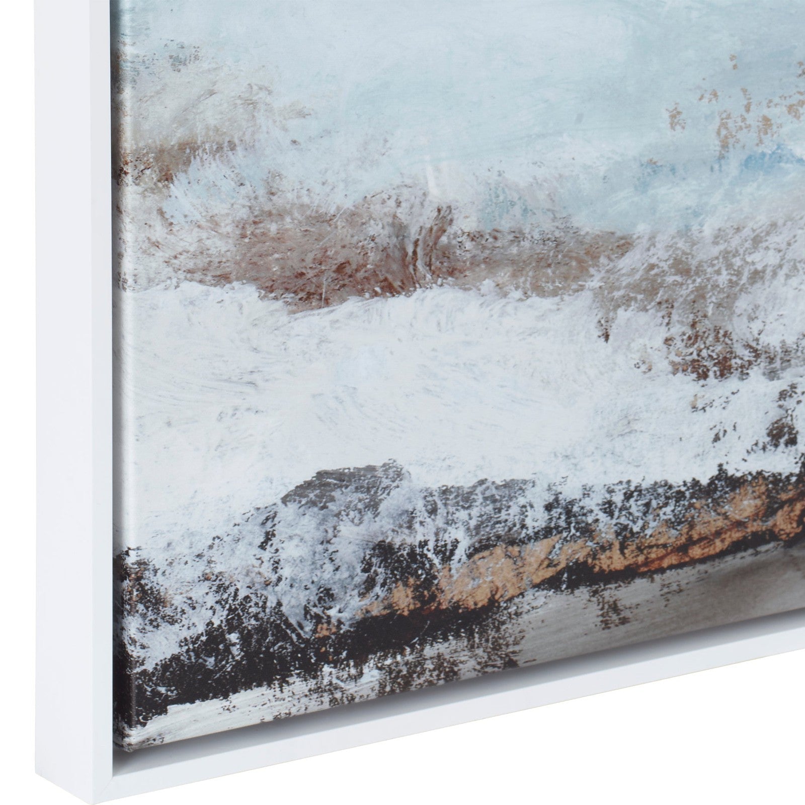 Uttermost Blue Essence Coastal Framed Canvas