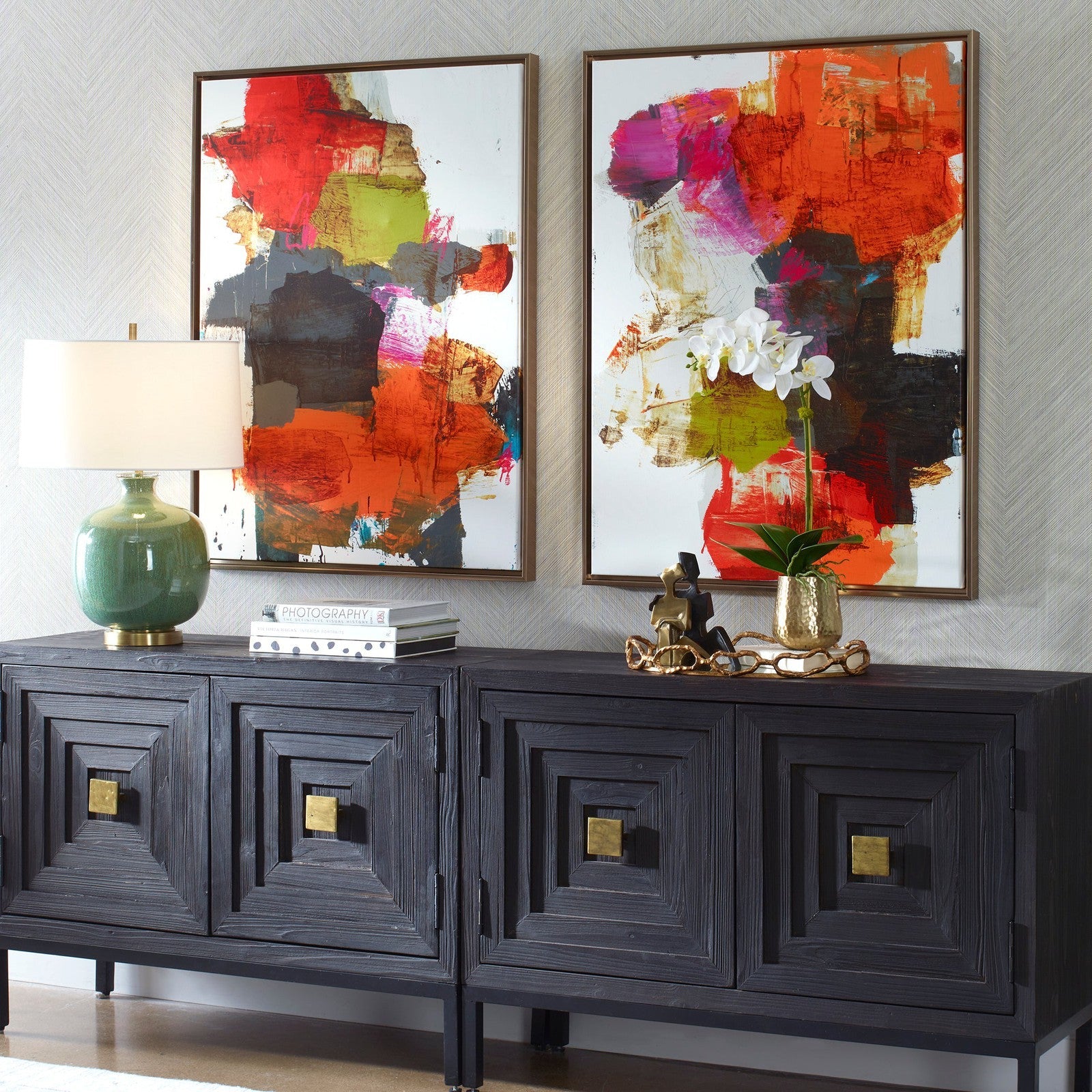 Uttermost Tried And True Framed Abstract Art - Set of 2