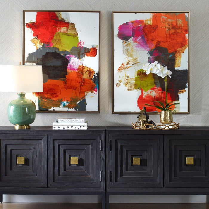 Uttermost Tried And True Framed Abstract Art - Set of 2