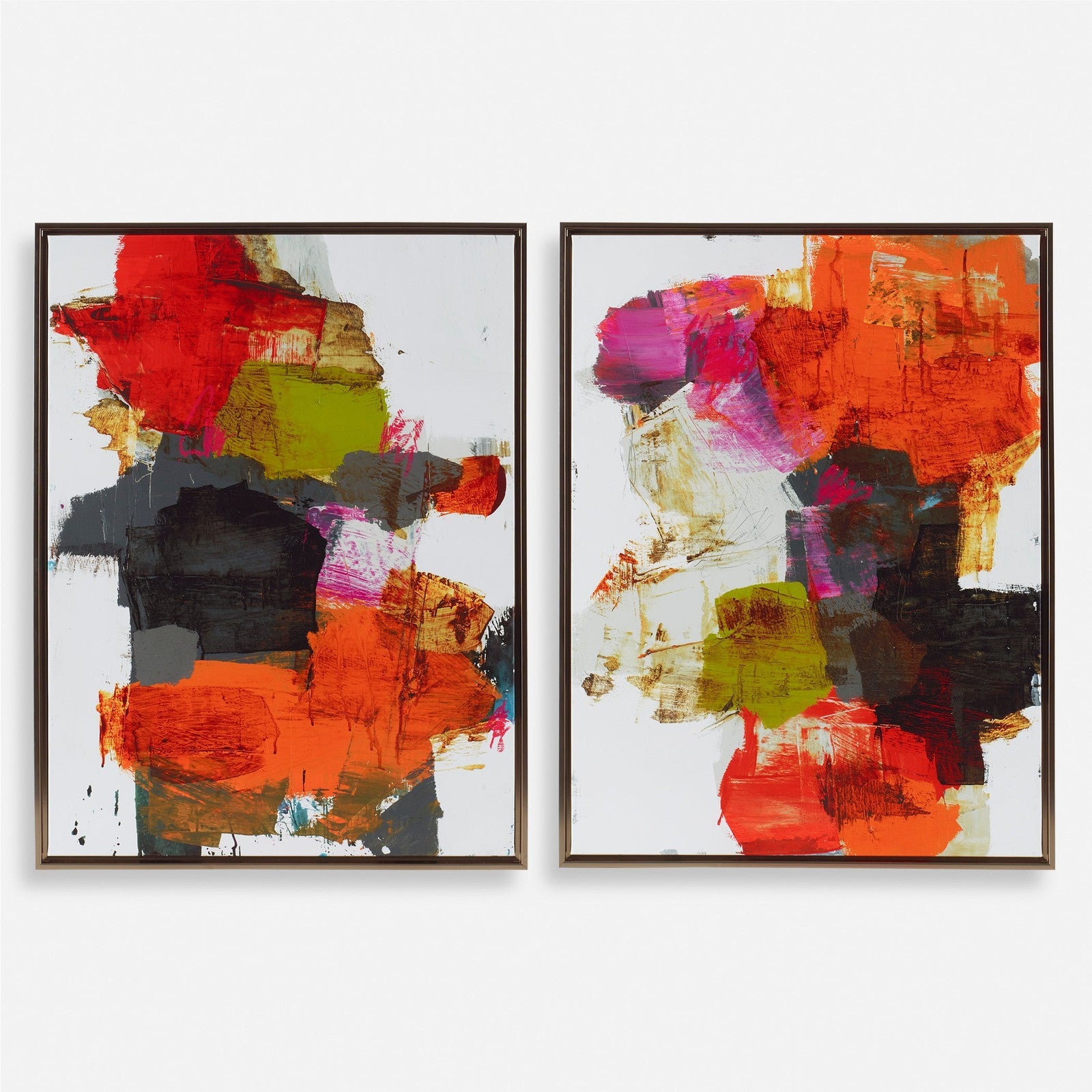 Uttermost Tried And True Framed Abstract Art - Set of 2