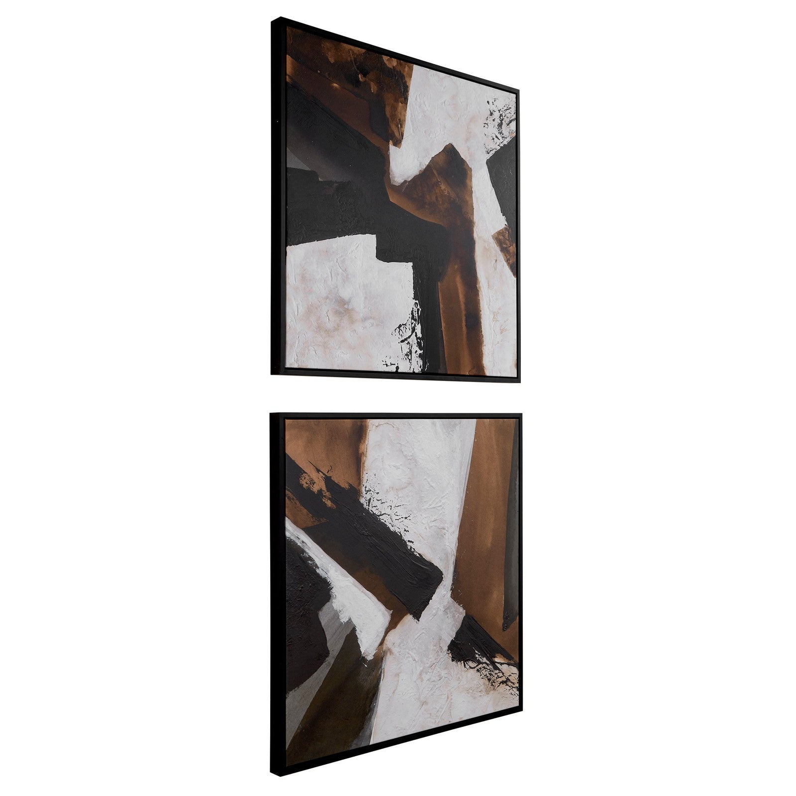 Uttermost Tactile Inspiration Framed Abstract Art - Set of 2