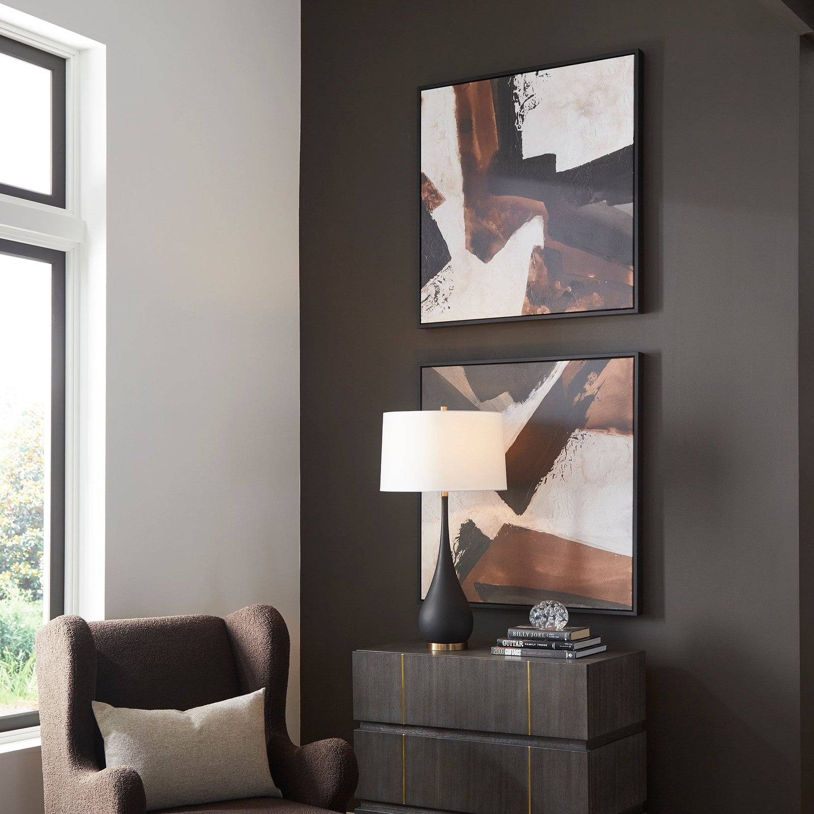 Uttermost Tactile Inspiration Framed Abstract Art - Set of 2