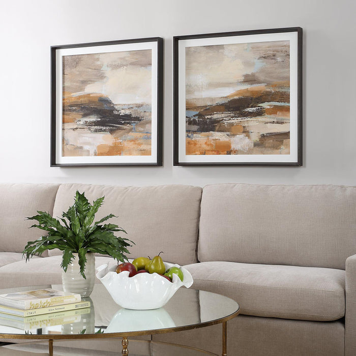 Uttermost Cinmon Shore Framed Prints - Set of 2