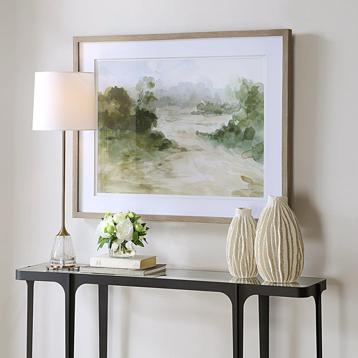 Uttermost Verdant Watercolor Landscape Print