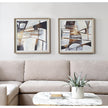 Uttermost Vetri Framed Abstract Prints - Set of 2