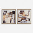 Uttermost Vetri Framed Abstract Prints - Set of 2